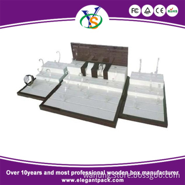 Elegant wooden watch display with logo(SY-0907)